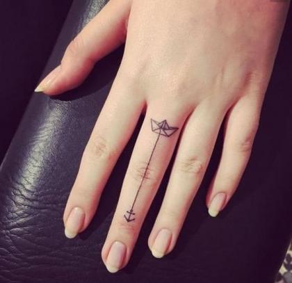 Small Size Sketch Flower Waterproof Temporary Tattoos, Black Minimalist  Rose Pattern Female, Body Art Hand Finger Tattoo Sticker - AliExpress